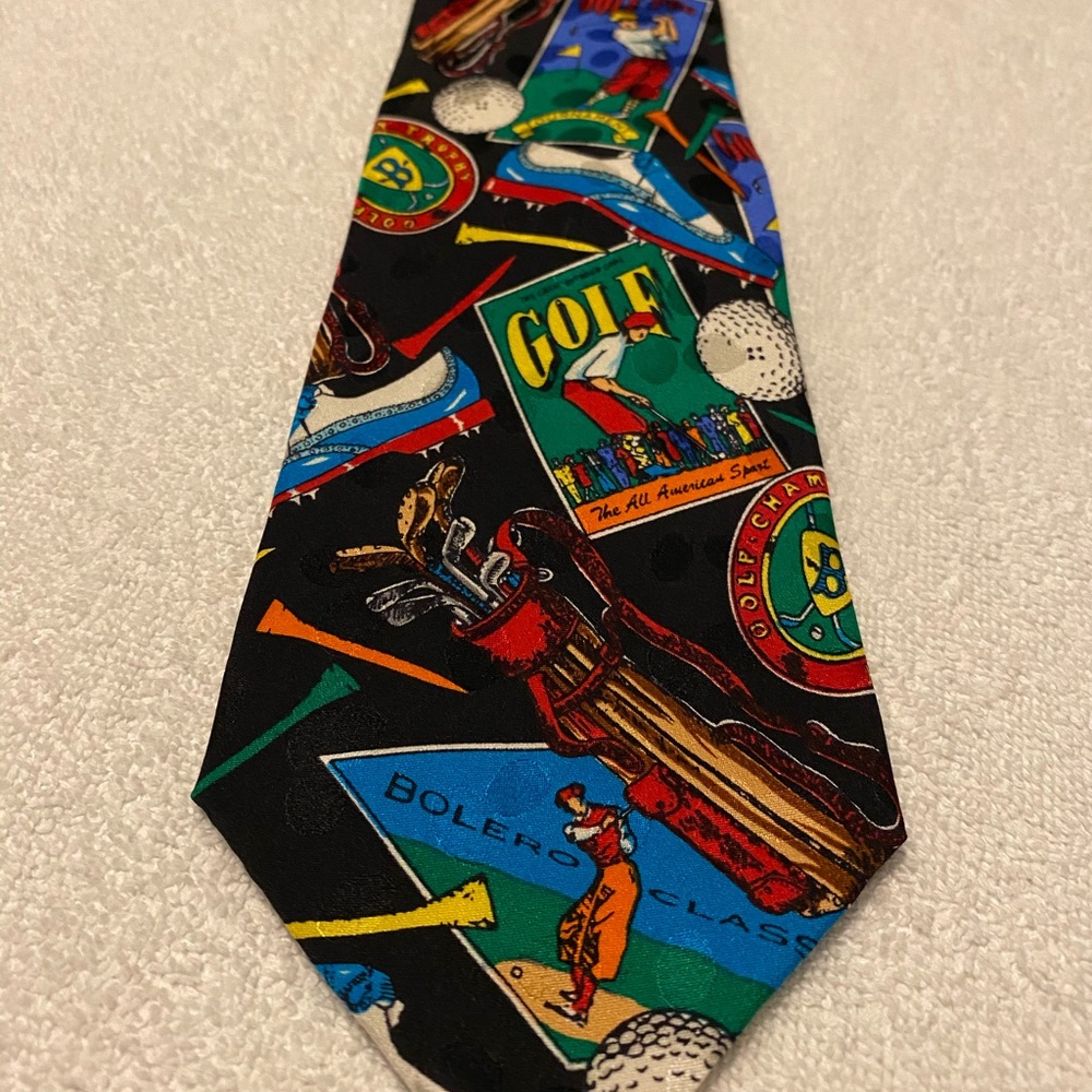 Brand New Gorgeous GOLFER’S Tie By THE TIE RACK